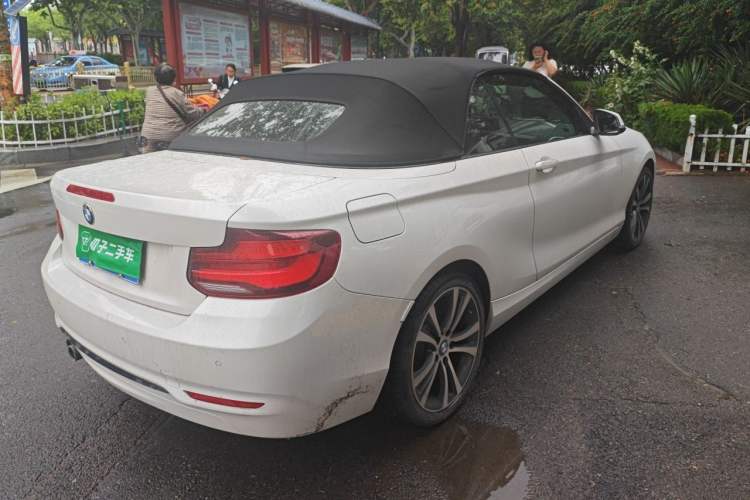 Used BMW 2 Series 2019 225i Convertible Coupe Sports Design Package Rear Right 45 Deg