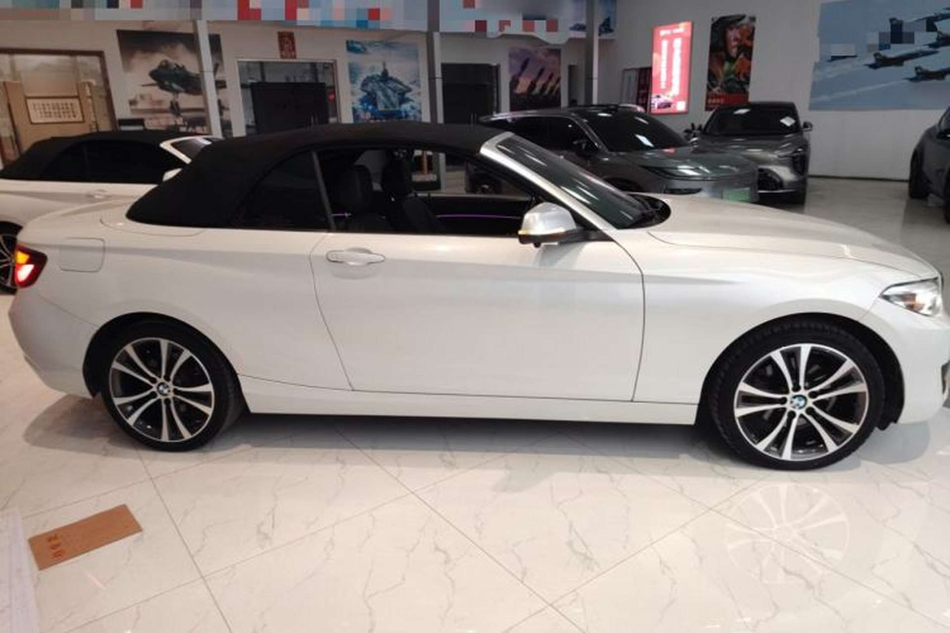 Used BMW 2 Series 2019 225i Convertible Coupe Sports Design Package Rear Right 45 Deg