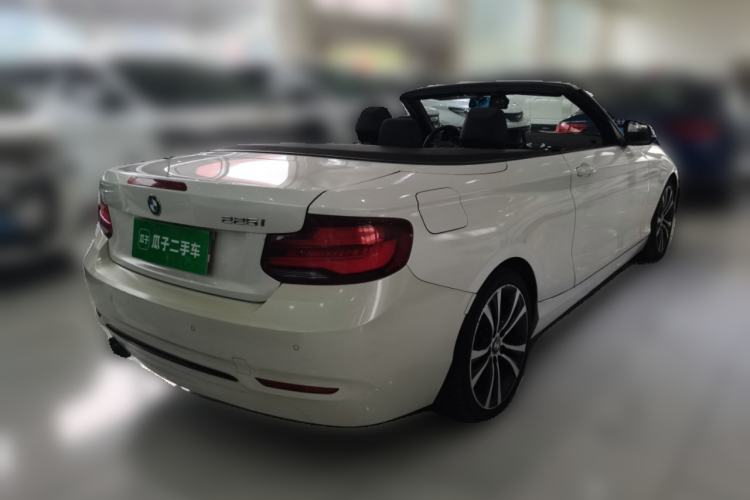 Used BMW 2 Series 2019 225i Convertible Coupe Sports Design Package Rear Right 45 Deg