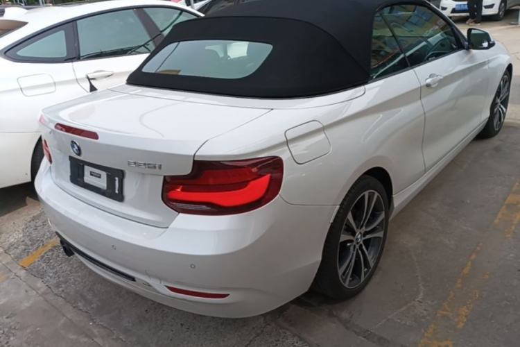 Used BMW 2 Series 2019 225i Convertible Coupe Sports Design Package Rear Right 45 Deg