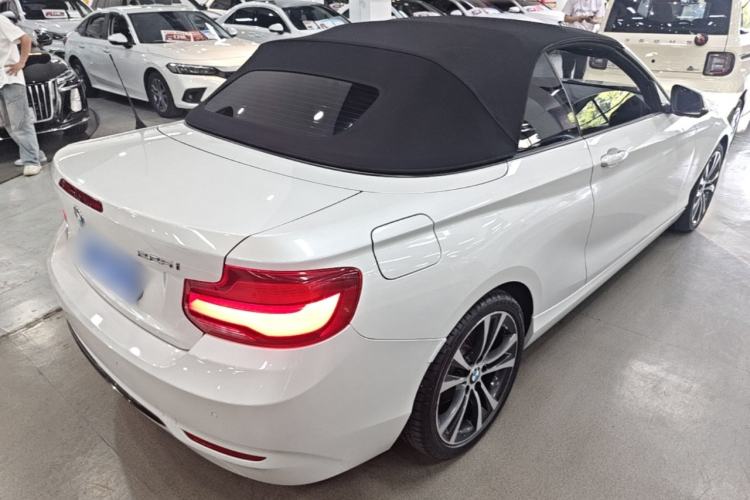 Used BMW 2 Series 2019 225i Convertible Coupe Sports Design Package Rear Right 45 Deg