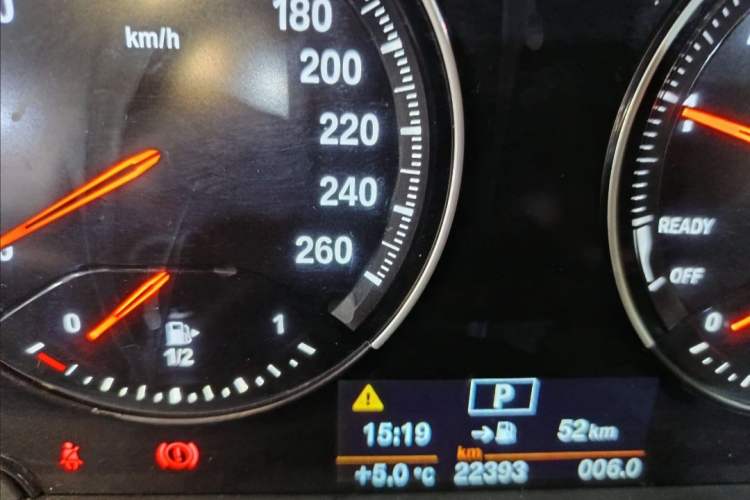 Used BMW 2 Series 2019 225i Convertible Coupe Sports Design Package Odometer Close Up