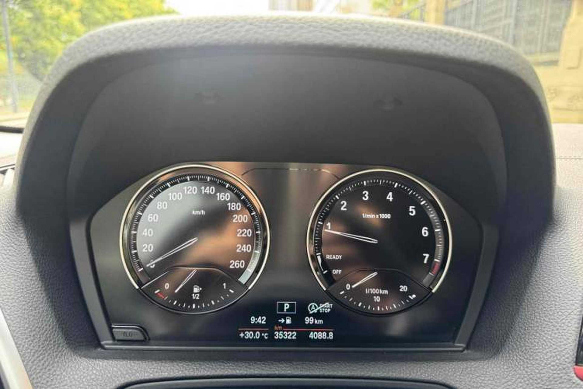 Used BMW 2 Series 2019 225i Sport Design Package Odometer Close Up