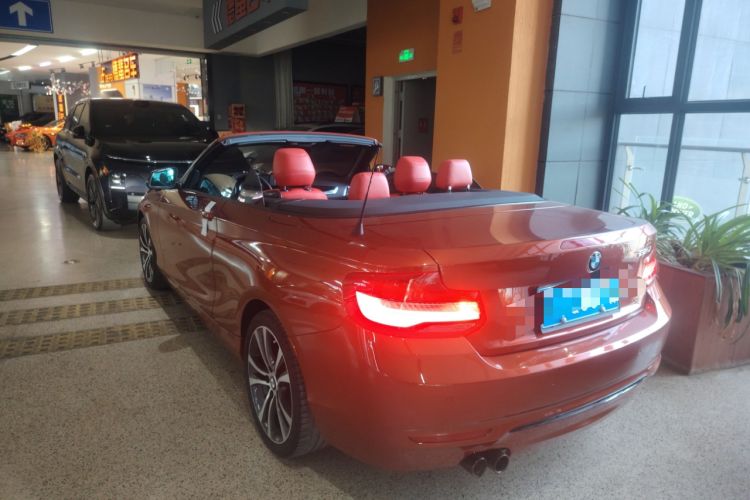 Used BMW 2 Series 2019 225i Convertible Coupe Sports Design Package Rear Left 45 Deg