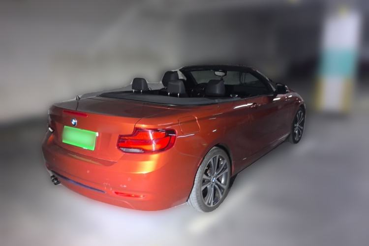Used BMW 2 Series 2019 225i Convertible Coupe Sports Design Package Rear Right 45 Deg