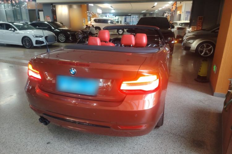 Used BMW 2 Series 2019 225i Convertible Coupe Sports Design Package Rear Right 45 Deg
