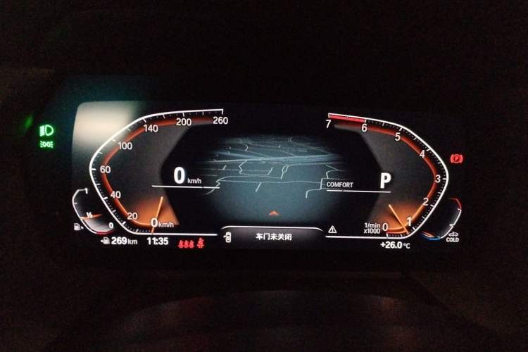 Used BMW 2 Series 2021 225i Four-Door Coupe M Sport Night Edition Instrument Cluster