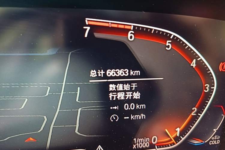 Used BMW 2 Series 2021 225i Four-Door Coupe M Sport Night Edition Odometer Close Up