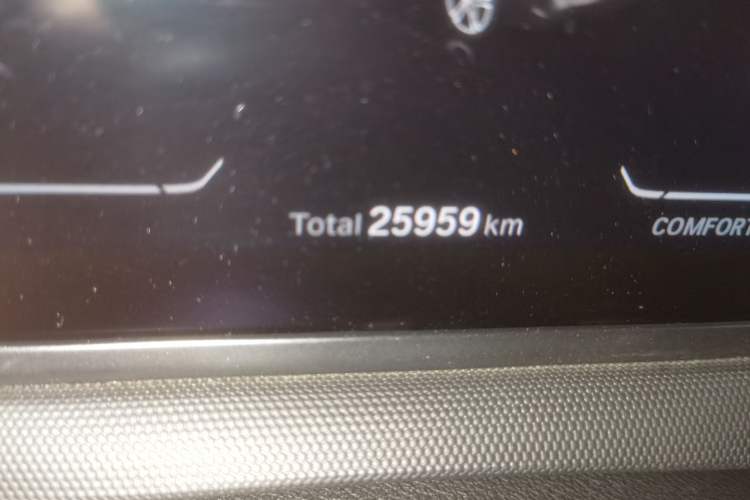 Used BMW 2 Series 2021 225i Four-Door Coupe M Sport Night Edition Odometer Close Up
