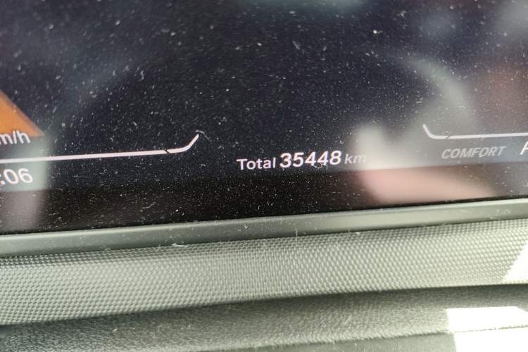 Used BMW 2 Series 2021 225i 4-Door Coupe M Sport Package Odometer Close Up