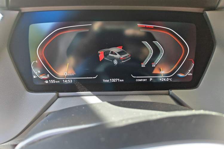 Used BMW 2 Series 2021 225i Four-Door Coupe M Sport Night Edition Odometer Close Up