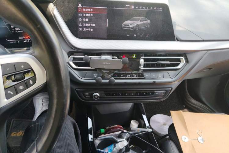 Used BMW 2 Series 2021 225i 4-Door Coupe M Sport Package Audio And AC Panel