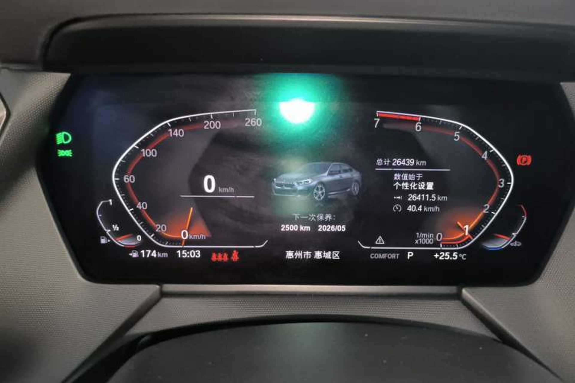 Used BMW 2 Series 2021 225i Four-Door Coupe M Sport Night Edition Instrument Cluster