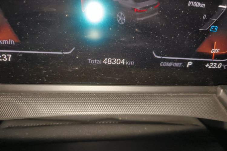Used BMW 2 Series 2021 225i 4-Door Coupe M Sport Package Odometer Close Up