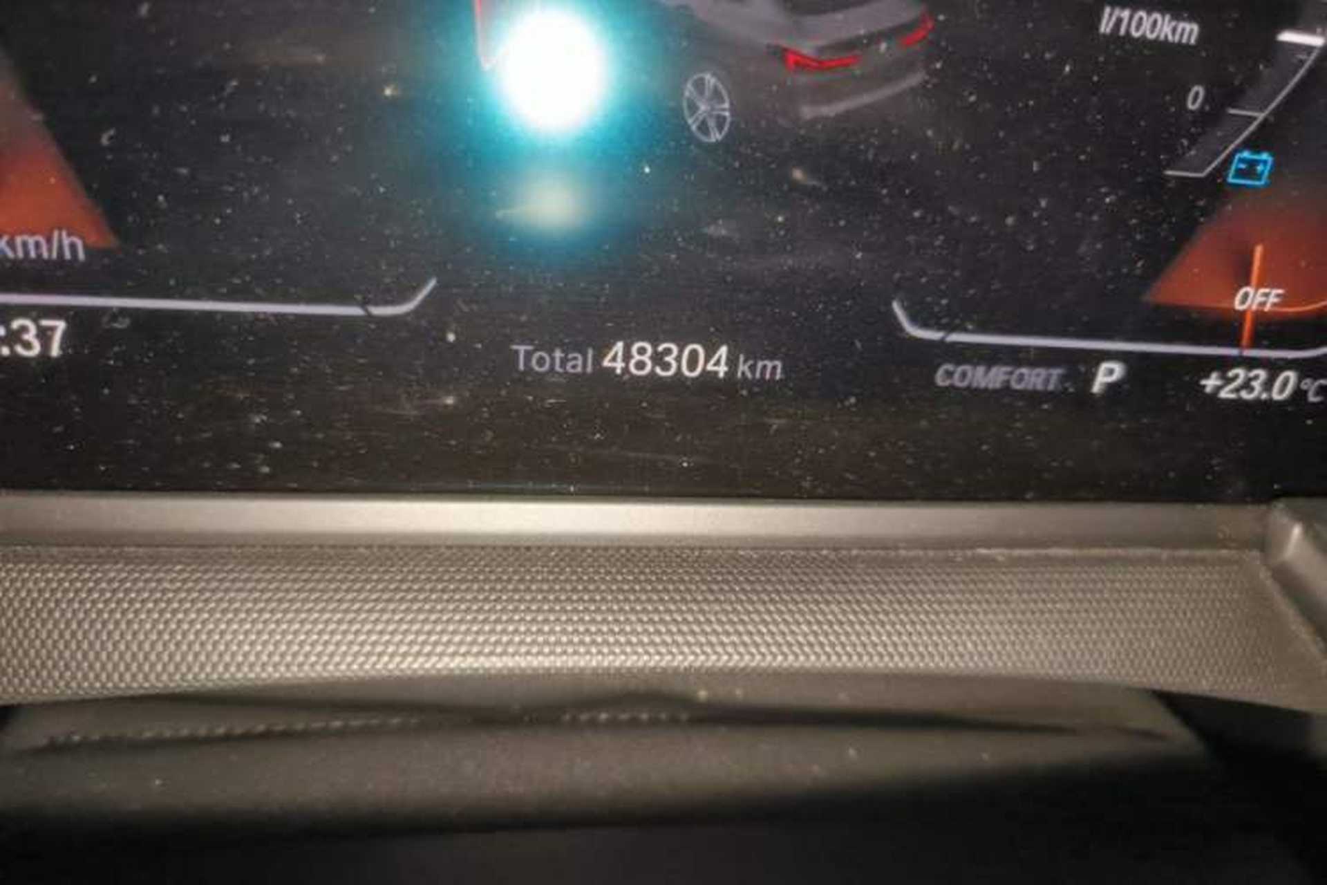 Used BMW 2 Series 2021 225i 4-Door Coupe M Sport Package Odometer Close Up