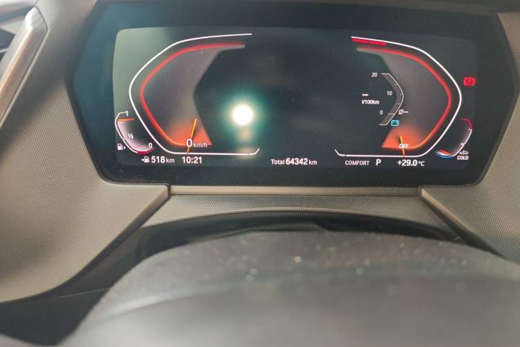 Used BMW 2 Series 2021 225i 4-Door Coupe M Sport Package Odometer Close Up