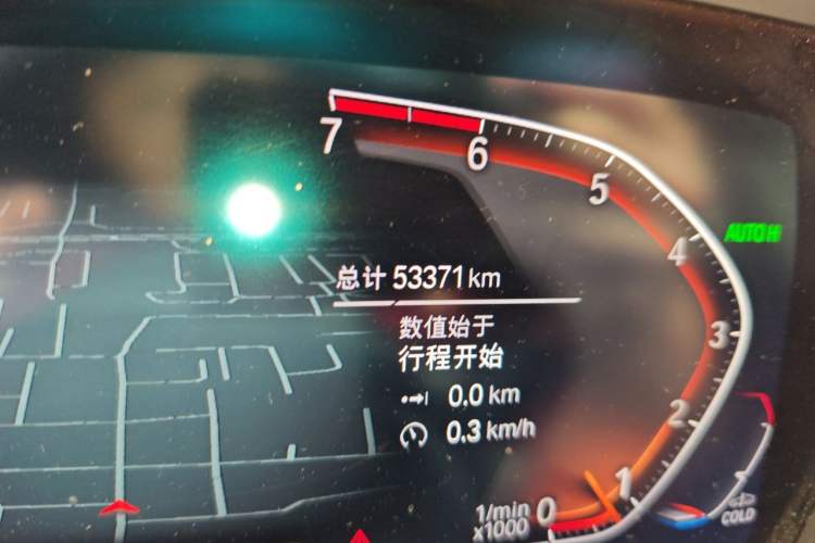 Used BMW 2 Series 2021 225i Four-Door Coupe M Sport Night Edition Odometer Close Up