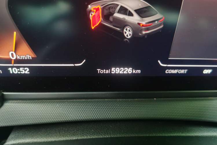 Used BMW 2 Series 2021 225i Four-Door Coupe M Sport Night Edition Odometer Close Up
