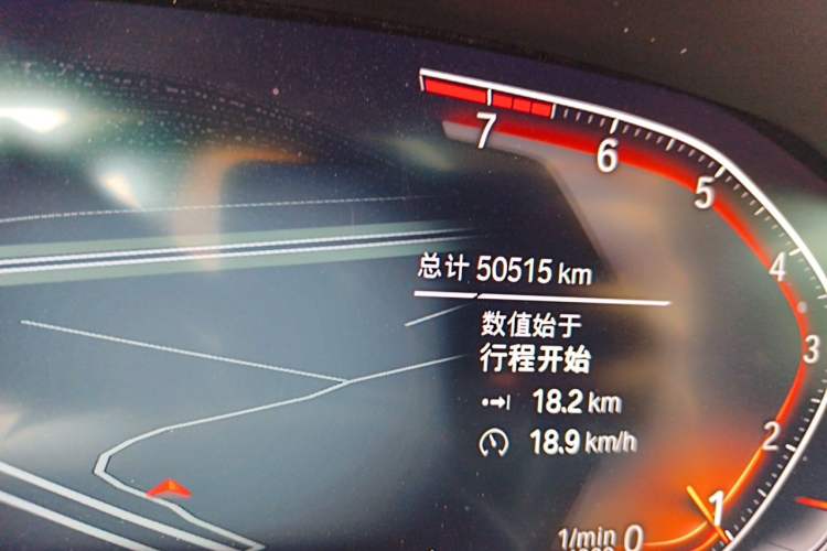 Used BMW 2 Series 2022 225i M Sport Night Edition Odometer Close Up