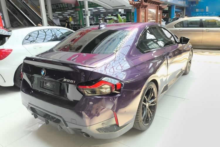Used BMW 2 Series 2022 225i M Sport Night Edition Rear Right 45 Deg