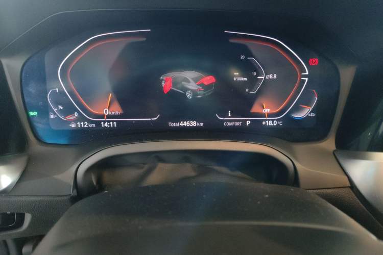 Used BMW 2 Series 2022 225i M Sport Night Edition Odometer Close Up