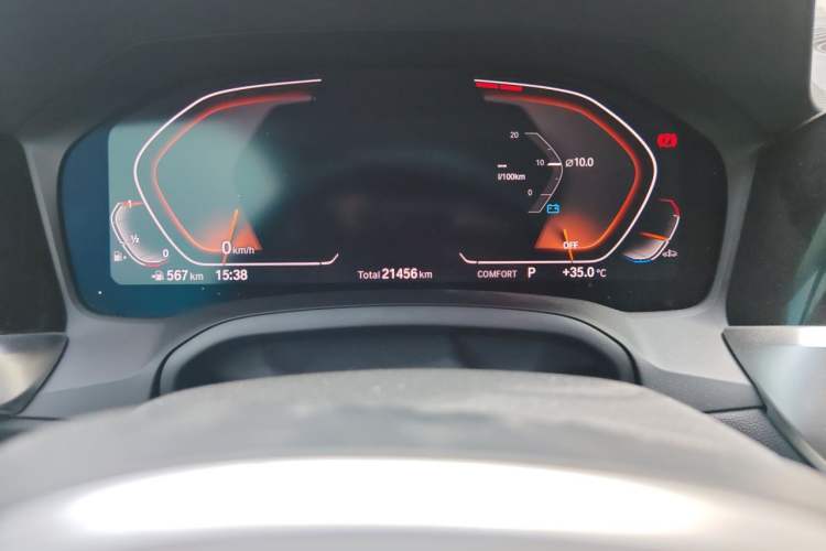 Used BMW 2 Series 2022 225i M Sport Night Edition Odometer Close Up