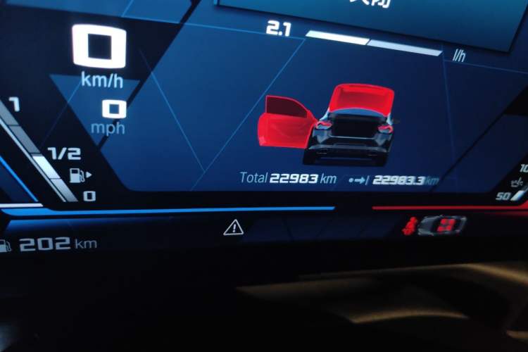 Used BMW 2 Series 2023 M240i Odometer Close Up