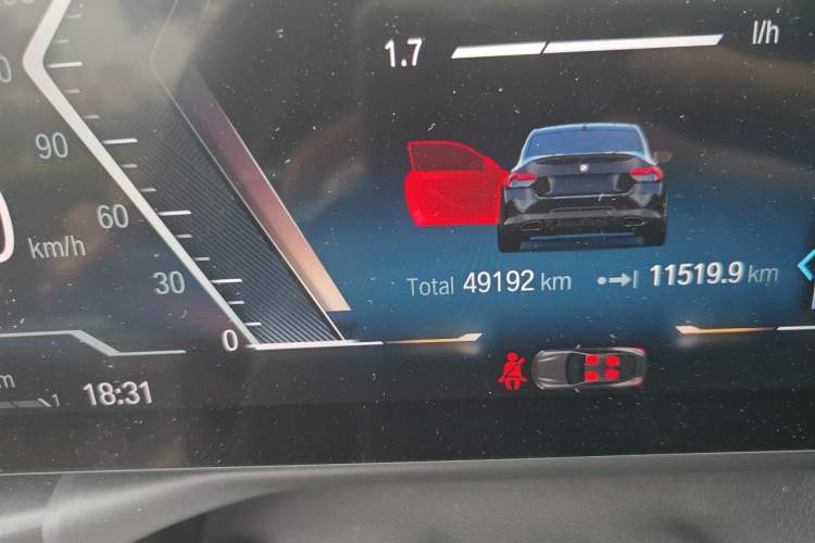 Used BMW 2 Series 2023 M240i Odometer Close Up