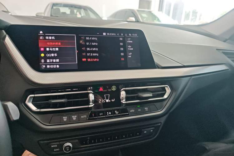 Used BMW 2 Series 2023 Facelifted 225i Four-Door Coupe M Sport Night Edition Package Audio And AC Panel
