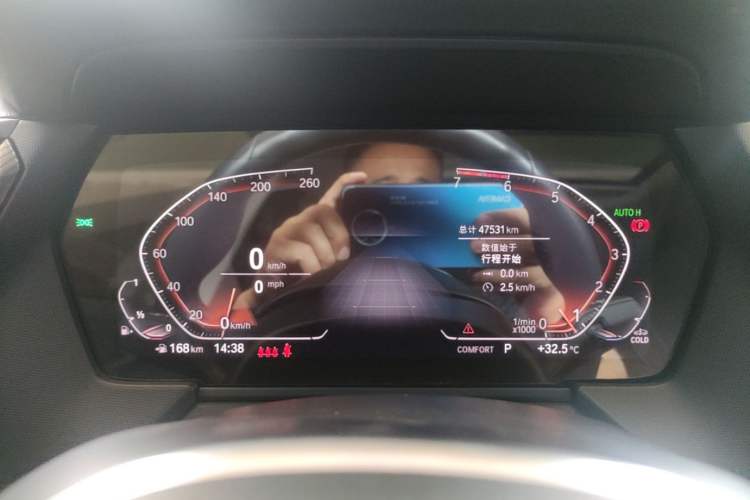 Used BMW 2 Series 2023 Facelifted 225i Four-Door Coupe M Sport Night Edition Package Instrument Cluster