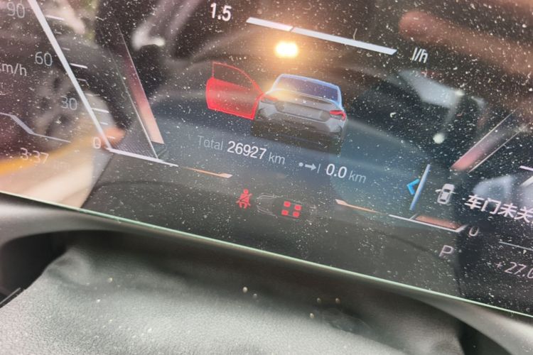 Used BMW 2 Series 2023 M240i Odometer Close Up