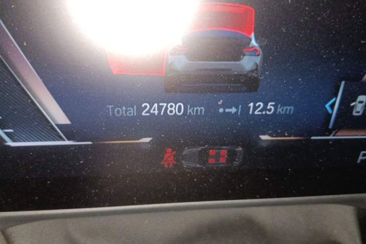 Used BMW 2 Series 2023 225i M Sport Night Edition Package Odometer Close Up