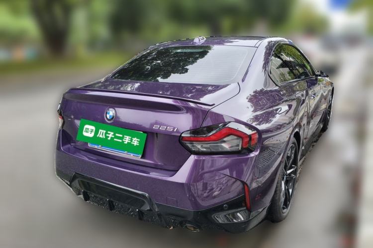 Used BMW 2 Series 2023 225i M Sport Night Edition Package Rear Right 45 Deg