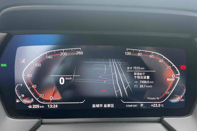 Used BMW 2 Series 2023 Facelifted 225i Four-Door Coupe M Sport Night Edition Package Odometer Close Up