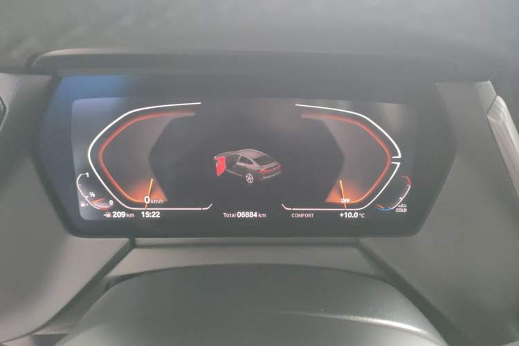 Used BMW 2 Series 2023 225i Four-Door Coupe M Sport Package Odometer Close Up