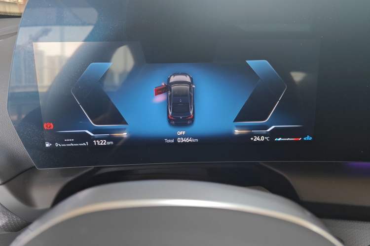 Used BMW 2 Series 2025 225L M Sport Night Edition Package Odometer Close Up
