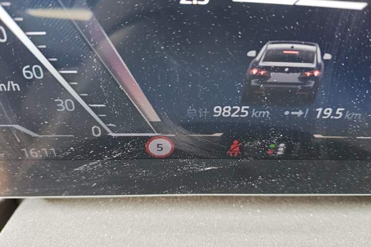 Used BMW 2 Series 2025 225L M Sport Package Odometer Close Up