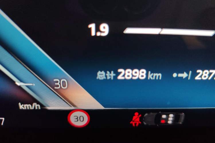 Used BMW 2 Series 2025 225L M Sport Night Edition Package Odometer Close Up