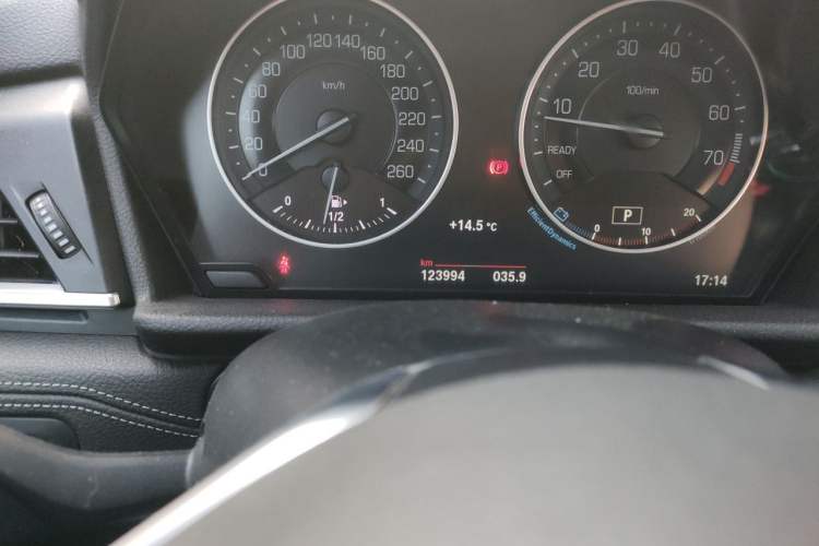 Used BMW 2 Series Active Tourer 2014 220i Luxury Design Package Odometer Close Up