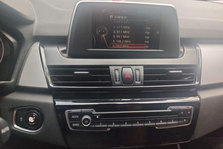 Used BMW 2 Series Active Tourer 2015 218i Sports Design Package Audio And AC Panel