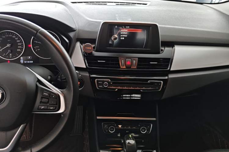 Used BMW 2 Series Active Tourer 2015 218i Leading Model Audio And AC Panel