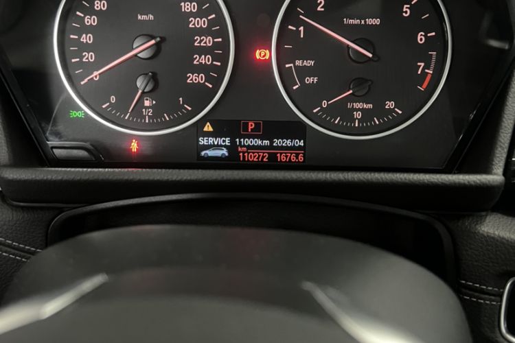 Used BMW 2 Series Active Tourer 2015 218i Sports Design Package Odometer Close Up