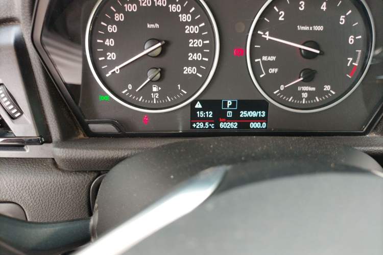 Used BMW 2 Series Active Tourer 2015 218i Leading Model Odometer Close Up