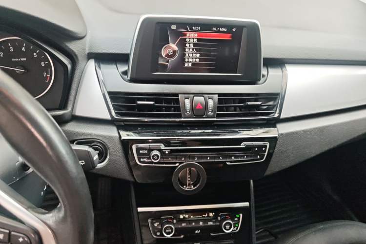Used BMW 2 Series Active Tourer 2015 218i Leading Model Audio And AC Panel