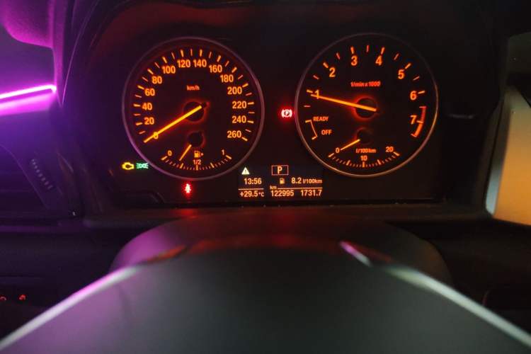 Used BMW 2 Series Active Tourer 2015 218i Leading Model Odometer Close Up