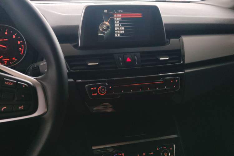 Used BMW 2 Series Active Tourer 2015 218i Leading Model Audio And AC Panel