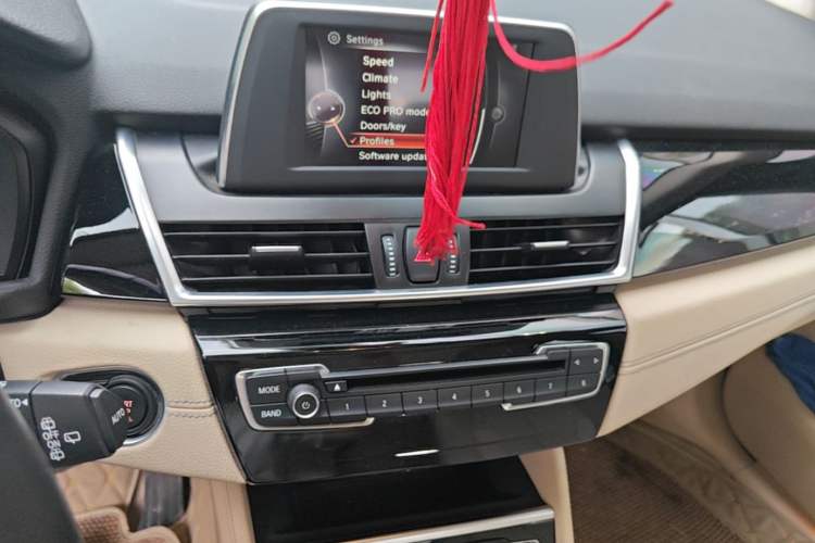 Used BMW 2 Series Active Tourer 2015 218i Sports Design Package Audio And AC Panel