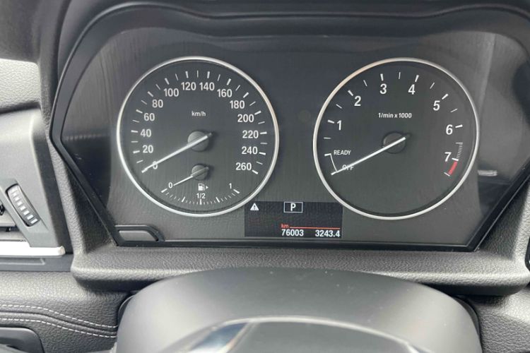 Used BMW 2 Series Active Tourer 2015 218i Sports Design Package Odometer Close Up