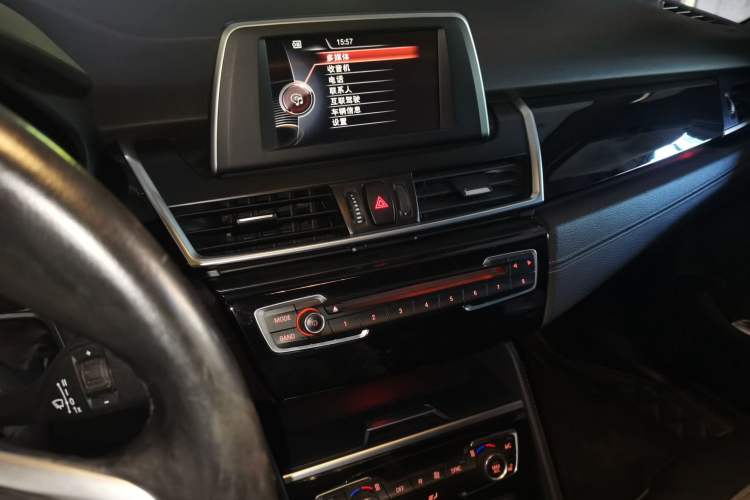 Used BMW 2 Series Active Tourer 2015 218i Sports Design Package Audio And AC Panel
