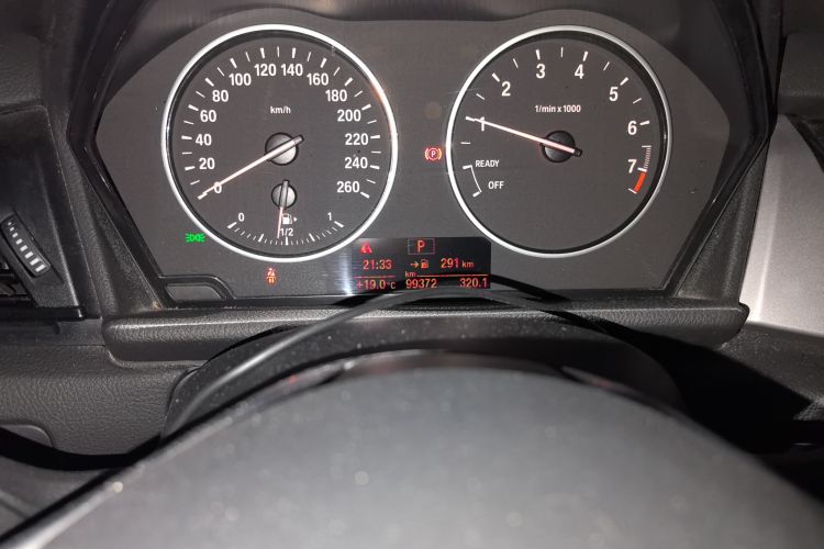 Used BMW 2 Series Active Tourer 2015 218i Leading Model Odometer Close Up